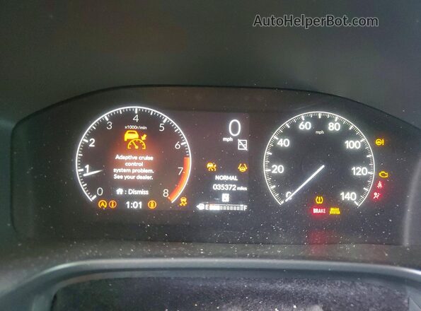7FARS3H4XPE000825 2023 HONDA CR-V Black Սարքավորումների վահանակի տեսք