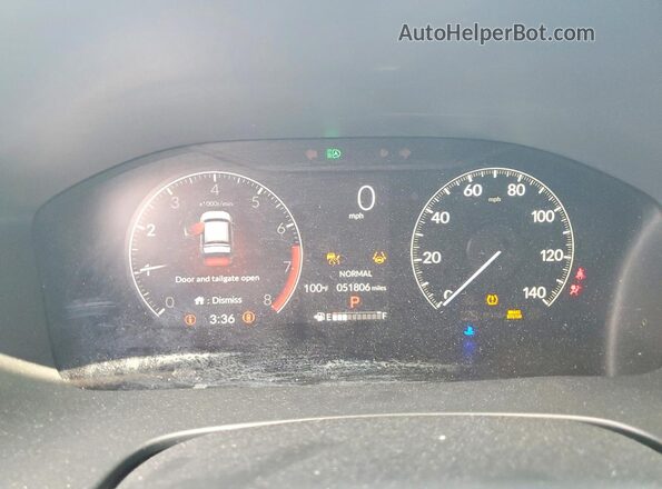 7FARS3H72RE000749 2024 HONDA CR-V Черный Вид щитка приборов