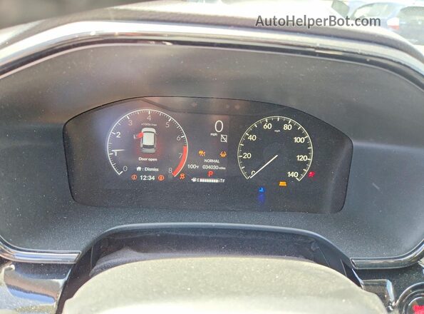 7FARS3H72SE002782 2025 HONDA CR-V Gray Instrument cluster view