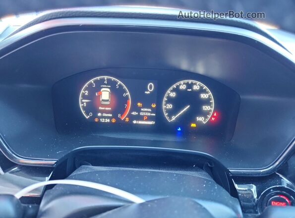 7FARS3H75SE007037 2025 HONDA CR-V Blue Սարքավորումների վահանակի տեսք