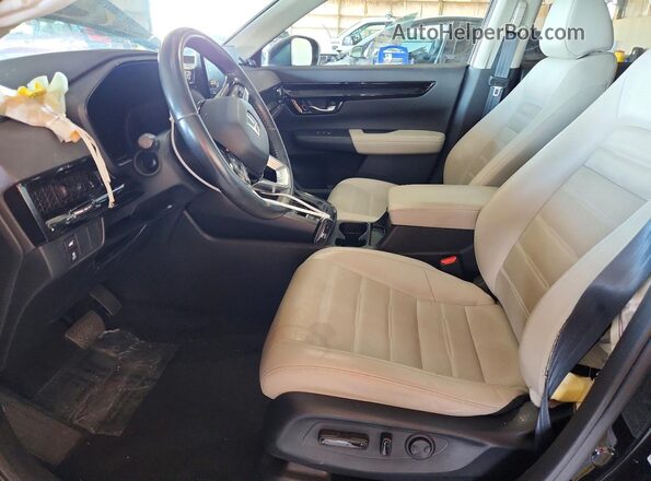 7FARS3H76RE000236 2024 HONDA CR-V Черный Вид салона спереди