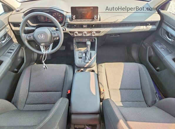 7FARS4H27RE009991 2024 HONDA CR-V Синий Вид панели приборов
