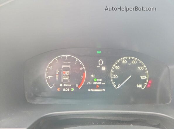 7FARS4H46RE008056 2024 HONDA CR-V Gray ხელსაწყოთა პანელის ხედი