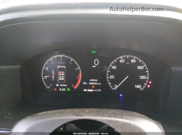 7FARS4H46RE009708 2024 HONDA CR-V White უკანა სავარძლების ხედი