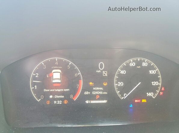 7FARS4H48SE010798 2025 HONDA CR-V Белый Вид щитка приборов