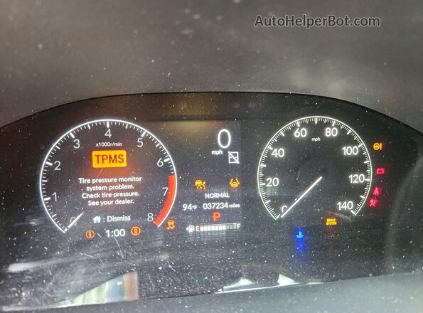 7FARS4H73RE010616 2024 HONDA CR-V Gray Instrument cluster view