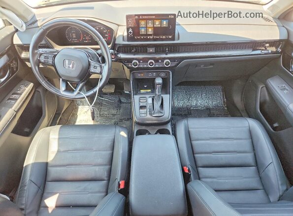 7FARS4H74PE001601 2023 HONDA CR-V Blue Dashboard view
