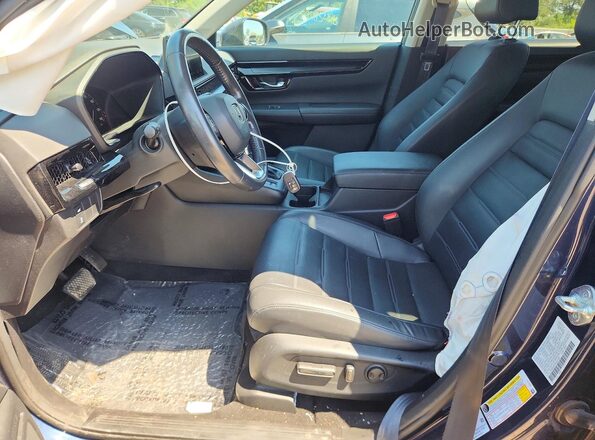 7FARS4H74PE001601 2023 HONDA CR-V Blue Front interior view
