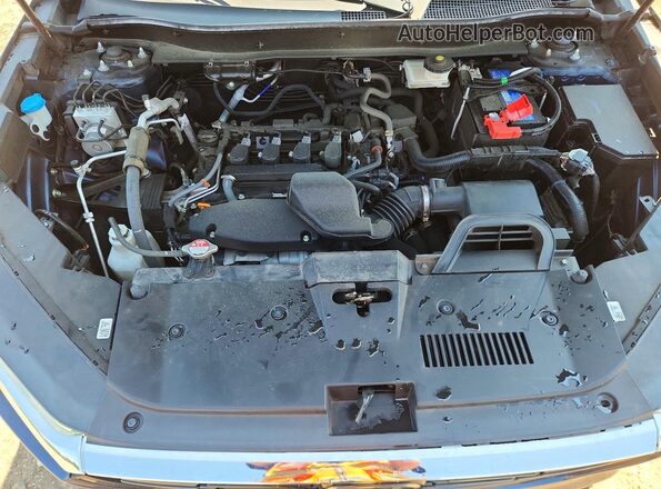 7FARS4H74PE001601 2023 HONDA CR-V Blue Rear interior view