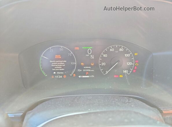 7FARS5H53SE039298 2025 HONDA CR-V Gray Вид щитка приладів