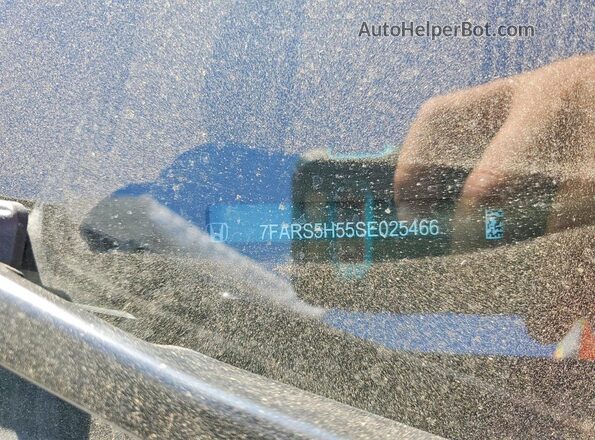 7FARS5H55SE025466 2025 HONDA CR-V Silver VIN sticker view