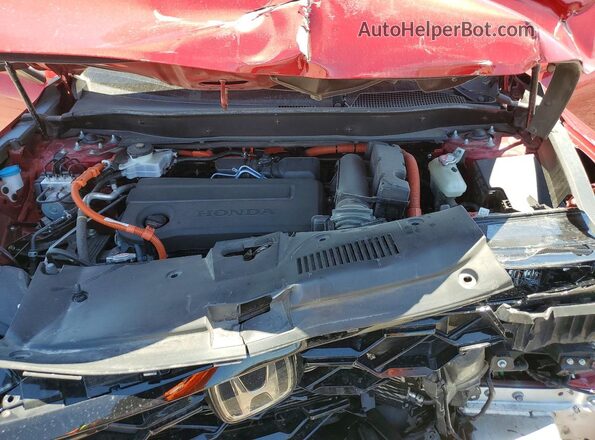 7FARS5H56SE008479 2025 HONDA CR-V Red Vista del compartimento del motor