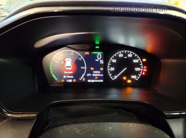 7FARS5H57SE023010 2025 HONDA CR-V Gray Вид щитка приладів