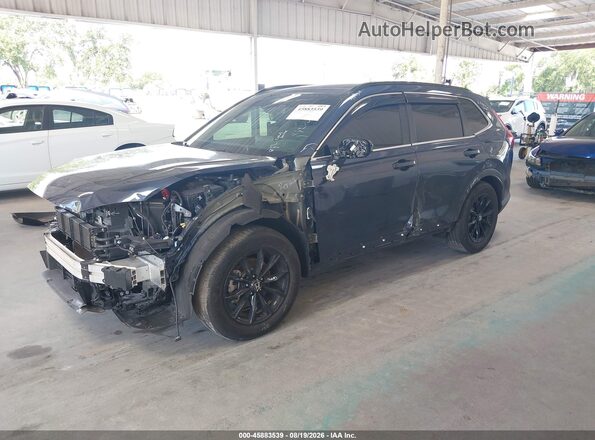 7FARS5H81SE026642 2025 HONDA CR-V Dark Blue Առջևի ձախ երեք քառորդ տեսարան