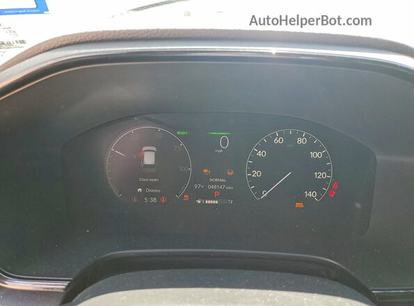 7FARS5H82RE031746 2024 HONDA CR-V Gray Вид щитка приладів