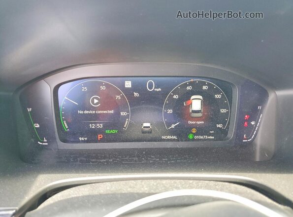 7FARS5H82TE006921 2026 HONDA CR-V Silver ხელსაწყოთა პანელის ხედი