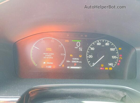 7FARS5H83SE028246 2025 HONDA CR-V Blue Вид щитка приладів