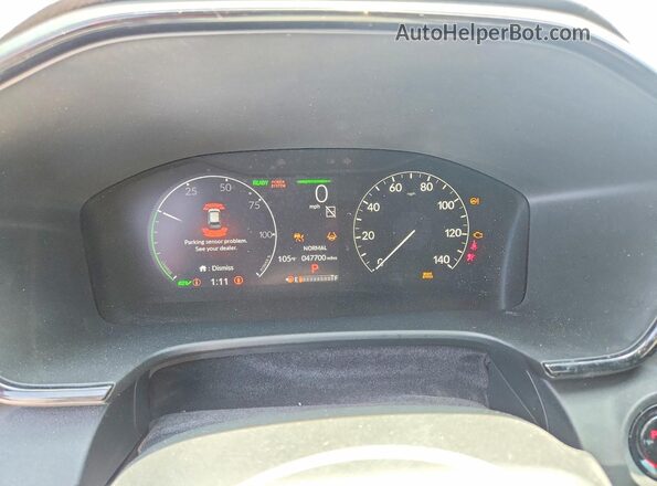 7FARS5H84SE001427 2025 HONDA CR-V Charcoal Widok zestawu wskaźników