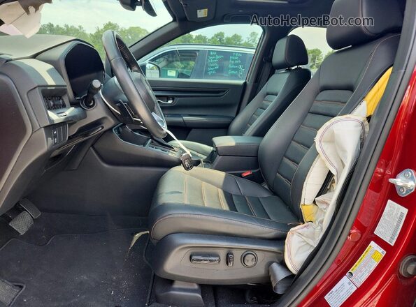 7FARS5H85SE002506 2025 HONDA CR-V Red Widok wnętrza z przodu
