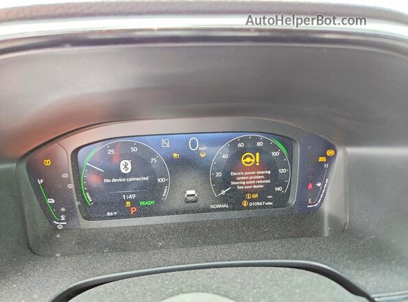 7FARS5H87TE013668 2026 HONDA CR-V Blue Вид щитка приладів