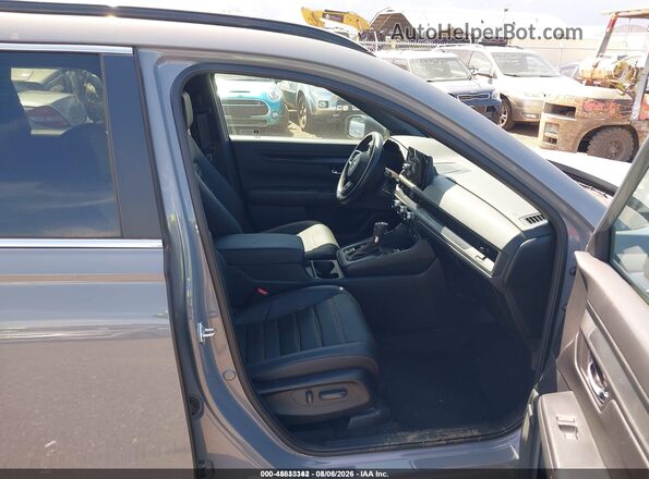 7FARS5H88SE029618 2025 HONDA CR-V Gray Vista interior delantera