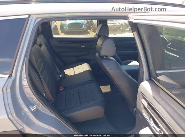 7FARS5H88SE029618 2025 HONDA CR-V Gray Vista de la etiqueta del VIN