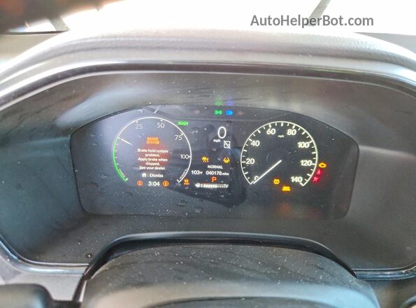 7FARS5H89RE013499 2024 HONDA CR-V White Вид щитка приладів