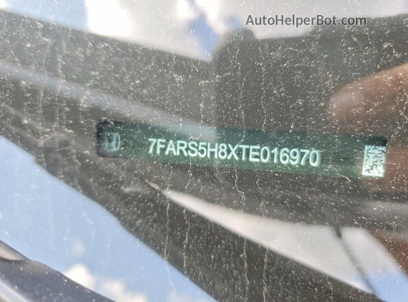 7FARS5H8XTE016970 2026 HONDA CR-V White VIN sticker view