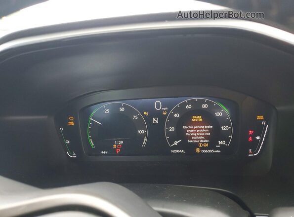 7FARS5H8XTE016970 2026 HONDA CR-V White Instrument cluster view