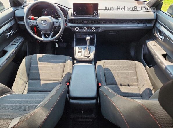 7FARS6H50PE032516 2023 HONDA CR-V Gray Вид панелі приладів