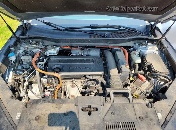 7FARS6H50PE032516 2023 HONDA CR-V Gray Вид підкапотного простору