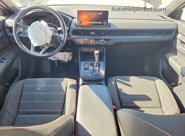 7FARS6H51RE007658 2024 HONDA CR-V Черный Вид панели приборов