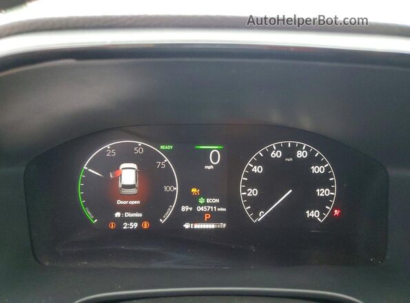 7FARS6H52PE024546 2023 HONDA CR-V Blue Widok zestawu wskaźników