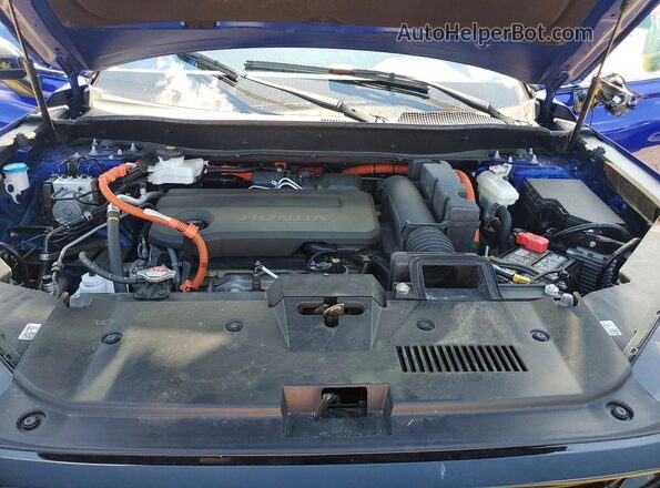 7FARS6H52SE032705 2025 HONDA CR-V Blue Vista del compartimento del motor