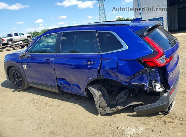 7FARS6H52SE032705 2025 HONDA CR-V Blue Trasero izquierdo
