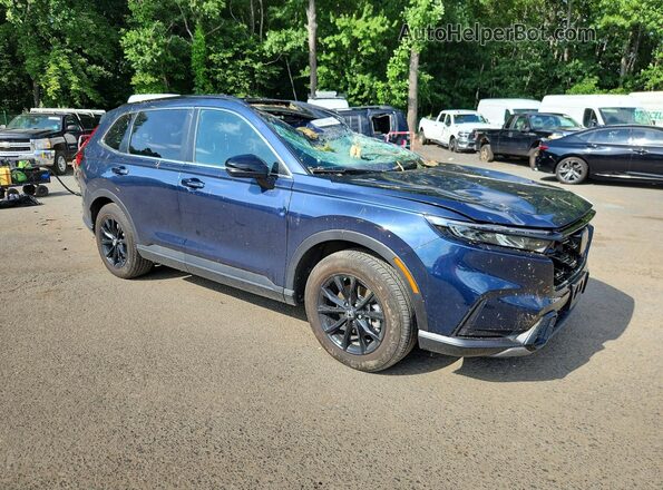 7FARS6H52SE062223 2025 HONDA CR-V Blue Przód prawy