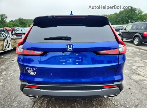 7FARS6H53RE072639 2024 HONDA CR-V Blue უკანა ხედი