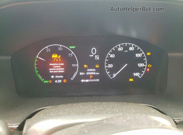 7FARS6H54PE024936 2023 HONDA CR-V Silver Widok zestawu wskaźników