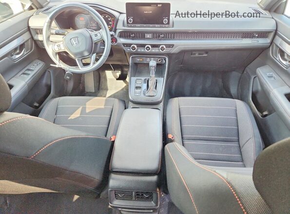 7FARS6H55PE010558 2023 HONDA CR-V White Вид панелі приладів