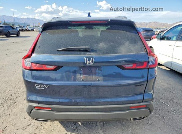 7FARS6H55SE023089 2025 HONDA CR-V Blue Widok komory silnika