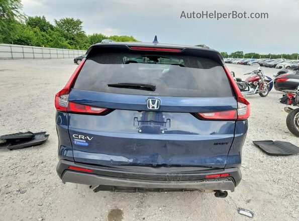 7FARS6H56RE023029 2024 HONDA CR-V Blue უკანა ხედი