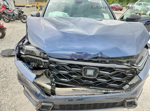 7FARS6H56RE023029 2024 HONDA CR-V Blue ძრავის განყოფილების ხედი