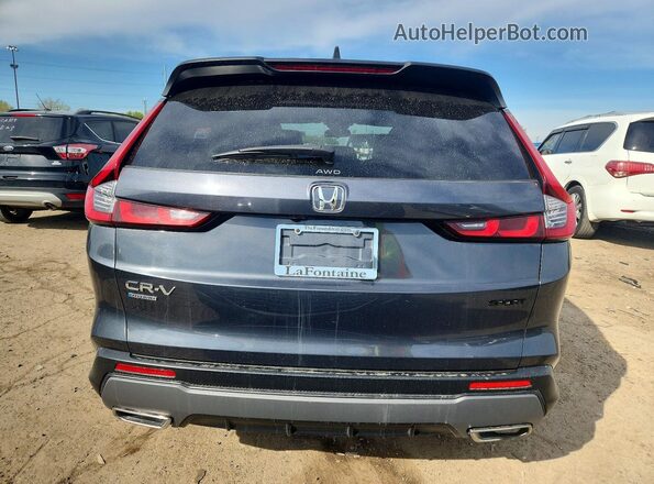 7FARS6H56RE065684 2024 HONDA CR-V Gray უკანა ხედი