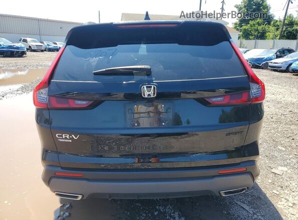 7FARS6H56SE043142 2025 HONDA CR-V Black Հետևի տեսք