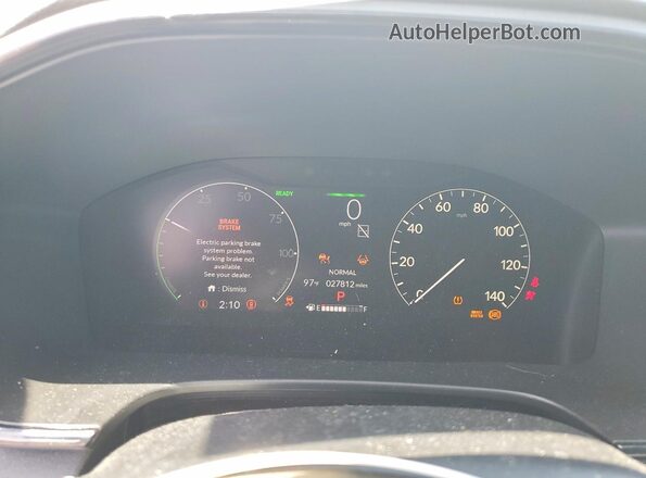 7FARS6H57SE042646 2025 HONDA CR-V White Вид щитка приладів