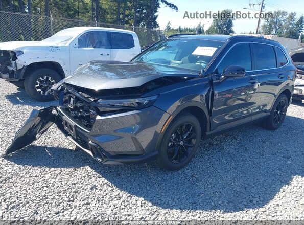 7FARS6H57SE068521 2025 HONDA CR-V Gray Առջևի ձախ երեք քառորդ տեսարան