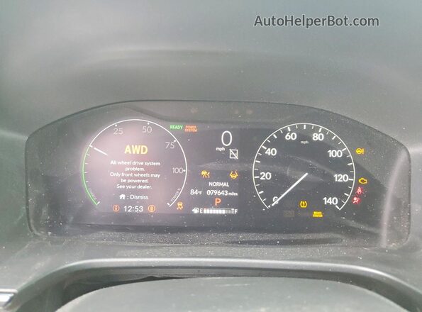 7FARS6H58PE012238 2023 HONDA CR-V Charcoal Instrument cluster view