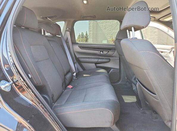 7FARS6H58RE068473 2024 HONDA CR-V Black უკანა სავარძლების ხედი