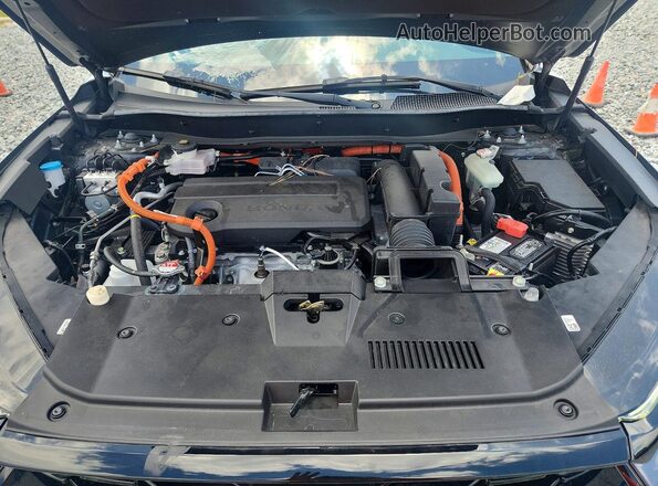 7FARS6H58RE082633 2024 HONDA CR-V Blue ძრავის განყოფილების ხედი