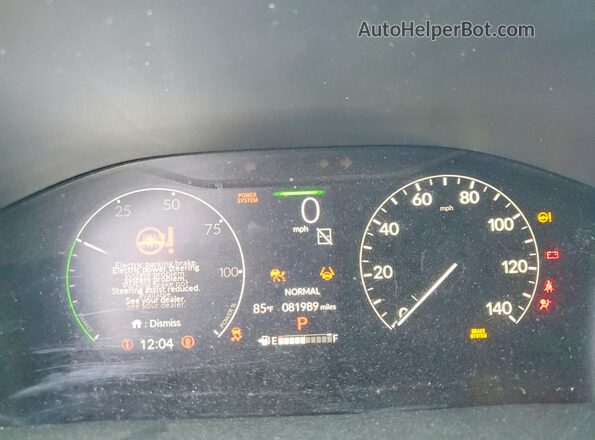 7FARS6H59PE023684 2023 HONDA CR-V White ხელსაწყოთა პანელის ხედი